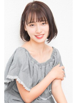 モニカ 西宮北口(Monica) 大人かわいい伸ばしかけグレージュナチュラルボブ