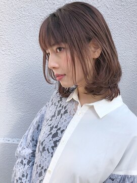 パーク(PAAQ) 【田中智大】ウルフボブ×ピンクベージュ