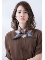 グランエクラ バイフルショウ(GRAND ECLAT by FURUSHO)&nbsp;大人可愛い20代30代40代小顔ショコラアッシュゆるふわボブパーマ