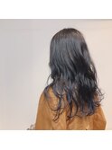 ロングにダークインナーカラーとかね