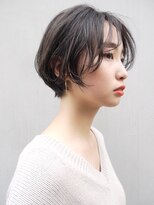 モリオ フロム ロンドン サッポロファクトリー店(morio FROM LONDON) 【morio札幌】大人かわいい黒髪ショートボブ毛先パーマ