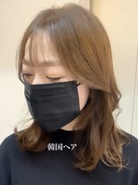 ノラキチジョウジ(NORA KICHIJOJI)&nbsp;#韓国ヘア#おくれ毛#ミルクティーベージュ#エギョモリ#ウルフ