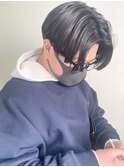 黒髪ナチュラルセンターパート【横浜】