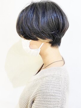 モリオ フロム ロンドン 成増店 【morio成増/玉井】ハンサムショート 暗髪