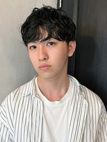 アイティー バイ アルバム 浦和店(IT by ALBUM)&nbsp;マッシュパーマ_アップバングコンマヘアスキンフェード_ba402531