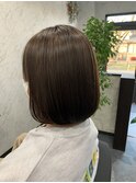 初カラー×ボブ