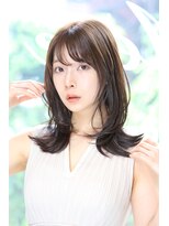 アエレ(Aere)&nbsp;【Aere池袋】セミロング×顔周りレイヤー×外ハネ☆小林正重