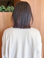 トップヘアー アヴェニュー 刈谷(TOPHAIR Avenue)&nbsp;抜け感のあるワンランク上のミディアムスタイル/アースカラー