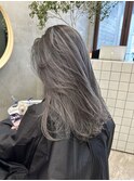 シルバーグレージュ ブリーチあり
