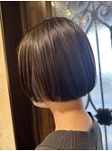 ピアスカラー　ミニボブ