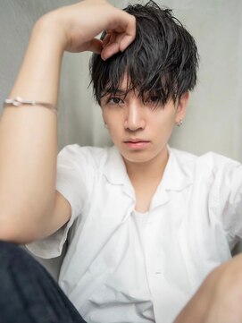 ハバナ 渋谷(HAVANA) アッシュブラック/マッシュパーマ/刈り上げ/ツーブロック