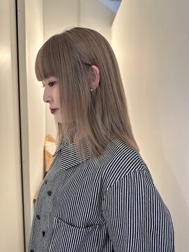 パーク 代官山(PARK) 1ブリーチのグレージュカラー