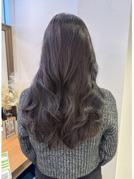 ロンドアベニール 北千住(Lond avenir) 韓国ヘア レイヤーカット ブリーチなし グレージュ