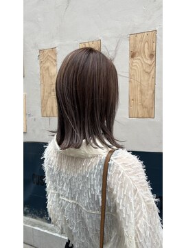 トクテ 吉祥寺(tokute) グレージュカラー/ボブウルフ/黒髪/ココアベージュ