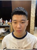 アイロンパーマ　フェード