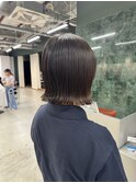 パツッと切りっぱなしボブ!