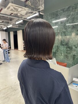 ソピ バイ インビテーション(sopi by invitation) パツッと切りっぱなしボブ!