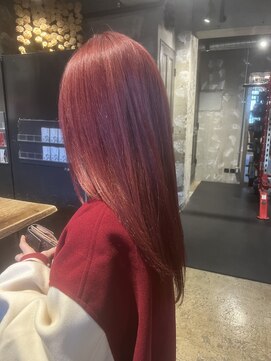 ユーアールキャッスル(UR CASTLE) ハイトーン　レッド　赤髪