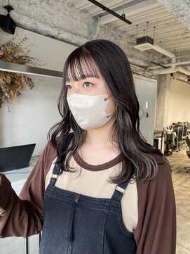 フラネ(Flaner) インナーカラー　デザインカラー　篠原恵里奈