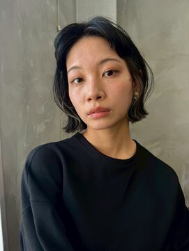 ロア ヘアーコーディネート 四条烏丸店(LoRE hair coordinate) ナチュラルボブ前髪なしイメチェン40代50代ショートボブウルフ