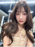 韓国レイヤーカット×透明感カラー