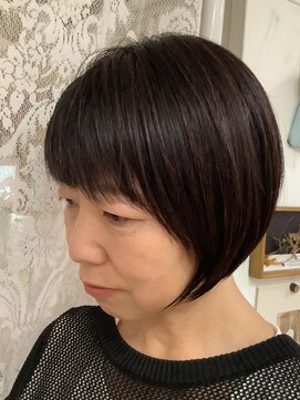 カラーガーデン(Color-garden) マニキュア／白髪を生かしたメッシュ感【白髪率30～40%】