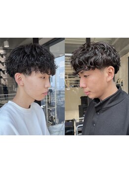 chuオリジナル新デザイン <波巻きスパイラルパーマ>柔らかい動きを出しつつ、無造作な印象に＊［上中野］