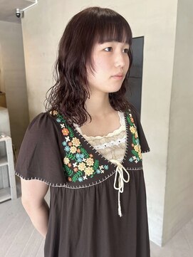 ヘアー アイス ルーチェ(HAIR ICI LUCE) ピンクブラウン/ココアブラウン/レディースパーマ/堀場