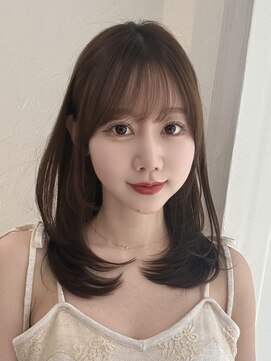 レイリー 原宿 表参道(Rayreee) ナチュラル×フェミニン 韓国風ミディ