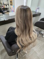 グランディールヘアデザイン(grandir hairdesign)&nbsp;プルエクステ/ハイトーン/ロングヘア/千葉