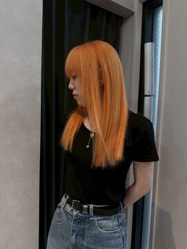 ソワンドゥブレスシエン 堀江店(soin de brace CIEN) オレンジカラー[堀江/髪質改善]