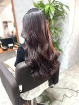 シールドヘアー 沖縄 新都心(C'LD Hair)&nbsp;ボルドーブラウン◇ロングヘア
