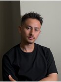 スパイキーショートザクザクショートアップバングツーブロック