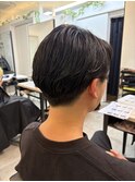 メンズカットメンズパーマニュアンスパーマセンターパート