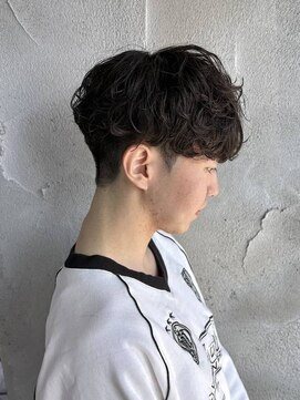 ニアウ 高崎店(Niau) MEN’S HAIR/波巻きツイストスパイラル/リバースセンターパート