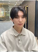 【二瓶菜月】ナチュラルショートメンズカットダウンパーマ