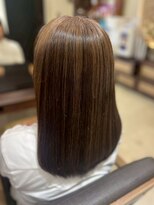 ヘアリゾート粋 ティガ 池袋店(tiga)&nbsp;艶髪/ブラウンベージュ/ストレートヘア