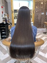 ロンドアベニール 北千住(Lond avenir)&nbsp;ダークパープル/髪質改善/縮毛矯正/オリーブベージュ/北千住