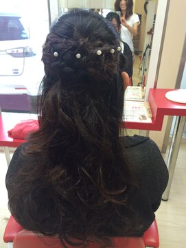 リップス(Lip's) 編み込みハーフアップ