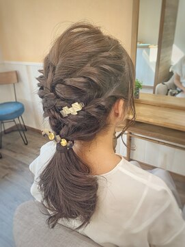 アスター(Aster) ロープ編みアレンジセットアップ