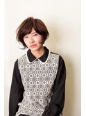 ●首元スッキリでもまとまるヘア●骨格似合わせショートボブ