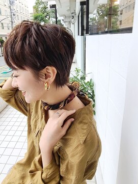 グロウミドル(GROW middle) 明るめテラコッタのクールショート【middle】野村恵子