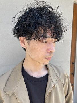 ヘアー アイス ルーチェ(HAIR ICI LUCE) 強めパーマ スパイラルパーマ 無造作ヘア 刈り上げ 担当 井上