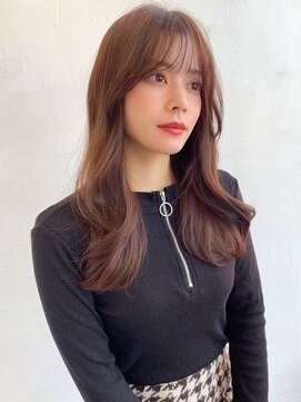 シエルバイアフロート(ciel by afloat) 〇シースルーバング × 顔まわりレイヤー 韓国ヘア
