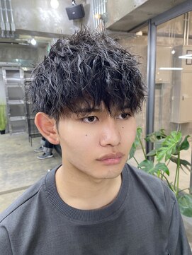 ロンドガルマン 名古屋(Lond GULLMAN) Hide　ツイストスパイラルパーマ　マッシュ　メンズ　ツイスパ