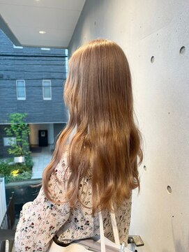 ゲーム 吉祥寺店(GAME) ダブルカラーミルクティーベージュカラーケアブリーチ前髪カット