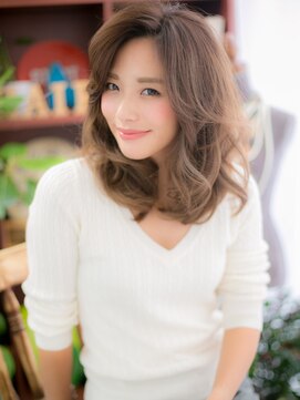 カバーヘア イヴ 戸頭店(COVER HAIR EVE) かきあげ前髪大人かっこいいインナーカラーc5戸頭20代30代40代