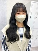インナーカラーイヤリングカラーブリーチ髪質改善トリートメント