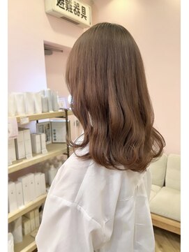 シュガー ヘアアンドネイル 仙台(SUGAR) 髪質改善カラー◎透明感ラテベージュカラー