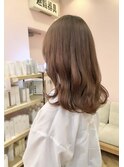 髪質改善カラー◎透明感ラテベージュカラー